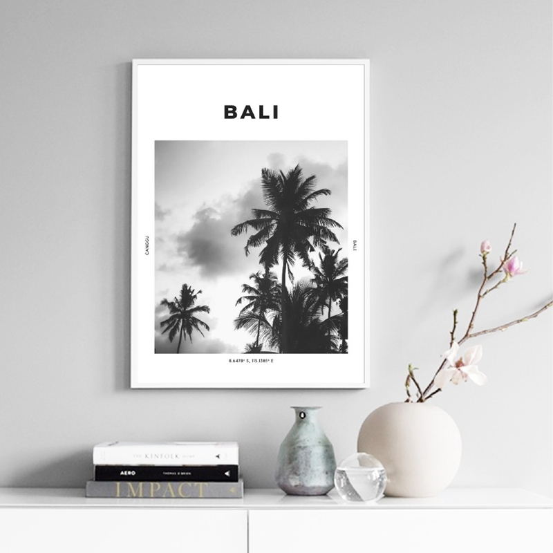 Photography Bali - Bali Travel Print Black White Photography