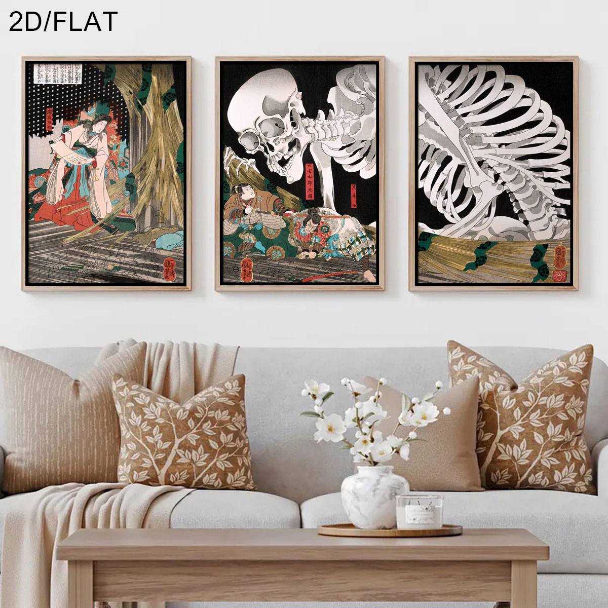 Photography Design - 3 pezzi di quadri su tela