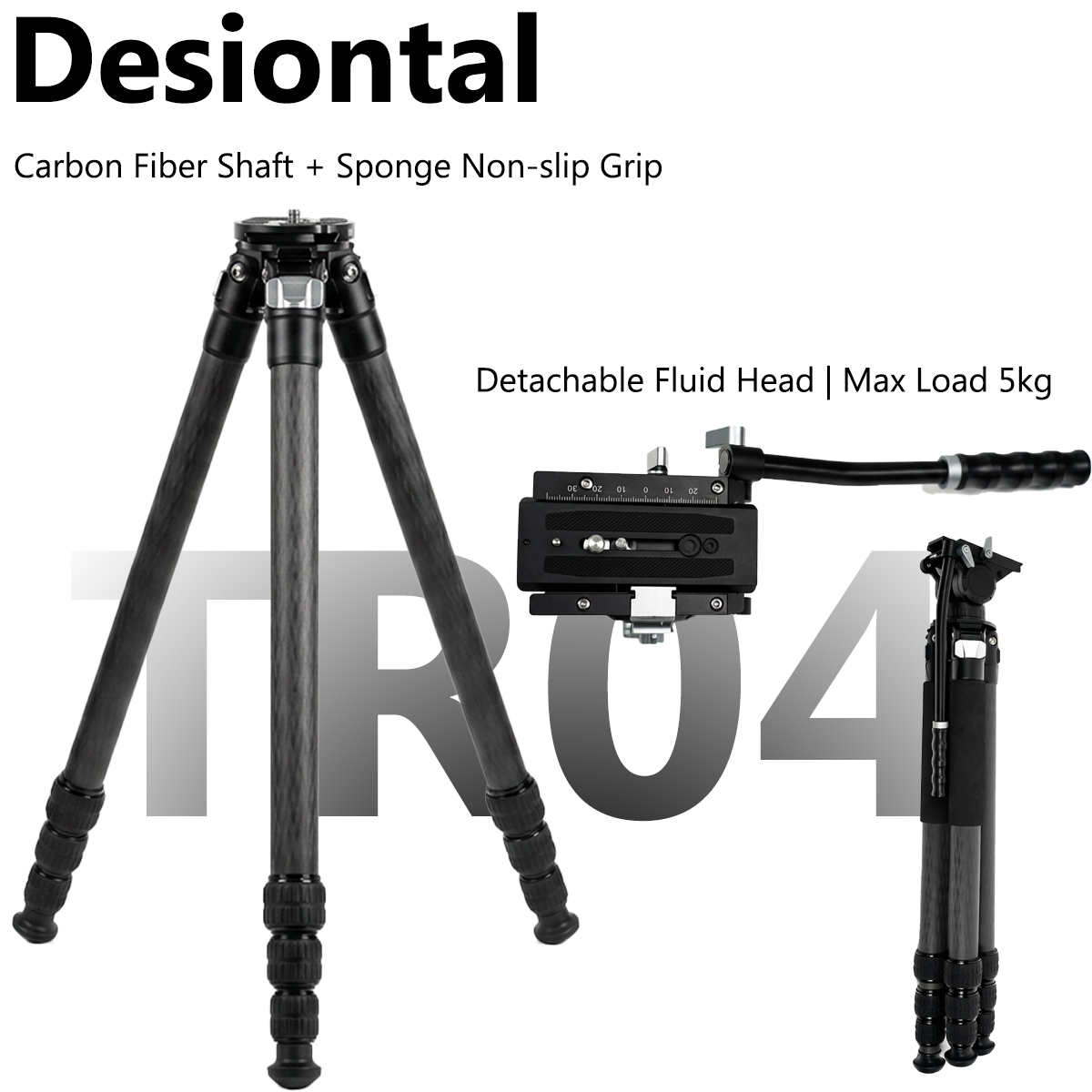 Camera Tripod Carbon - Treppiede professionale in fibra di carbonio