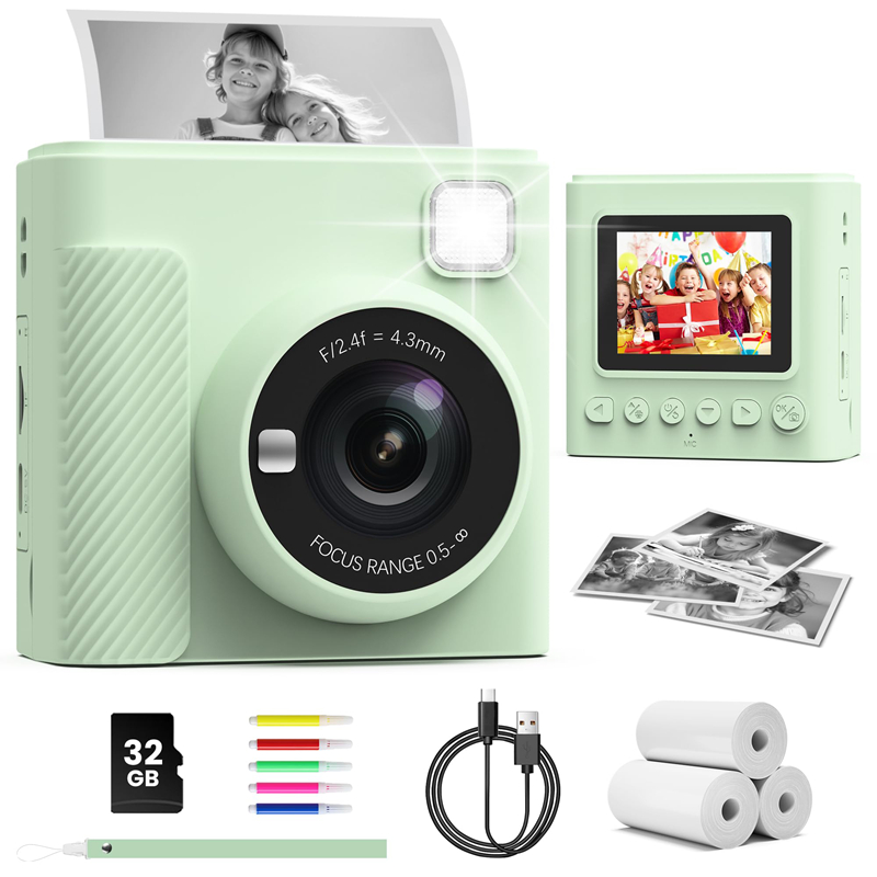Photography Nature Images - Fotocamera Digitale Portatile 1080P con Stampa