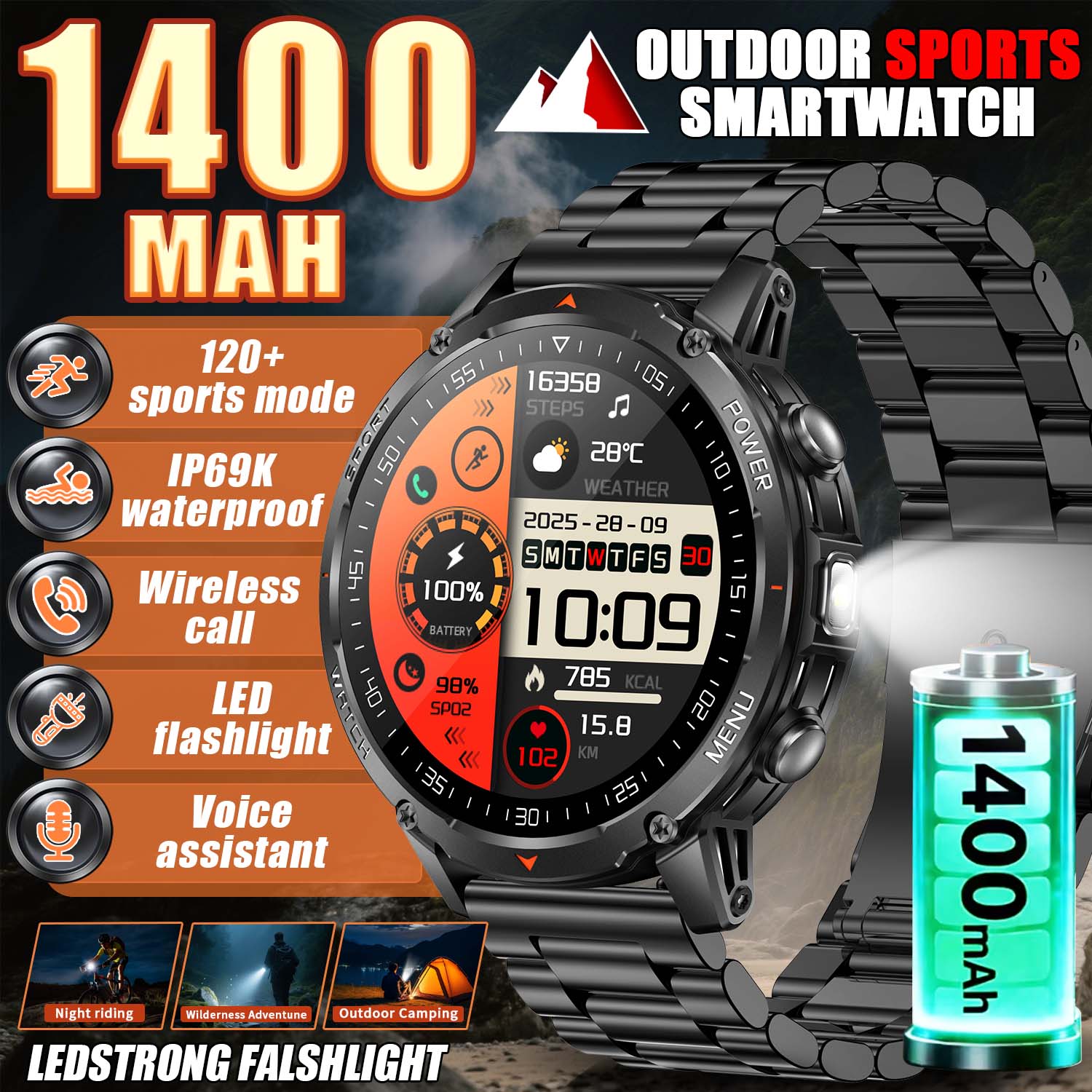 Photography Quiz - Nuovo Smartwatch Militare 2026 per Uomo,