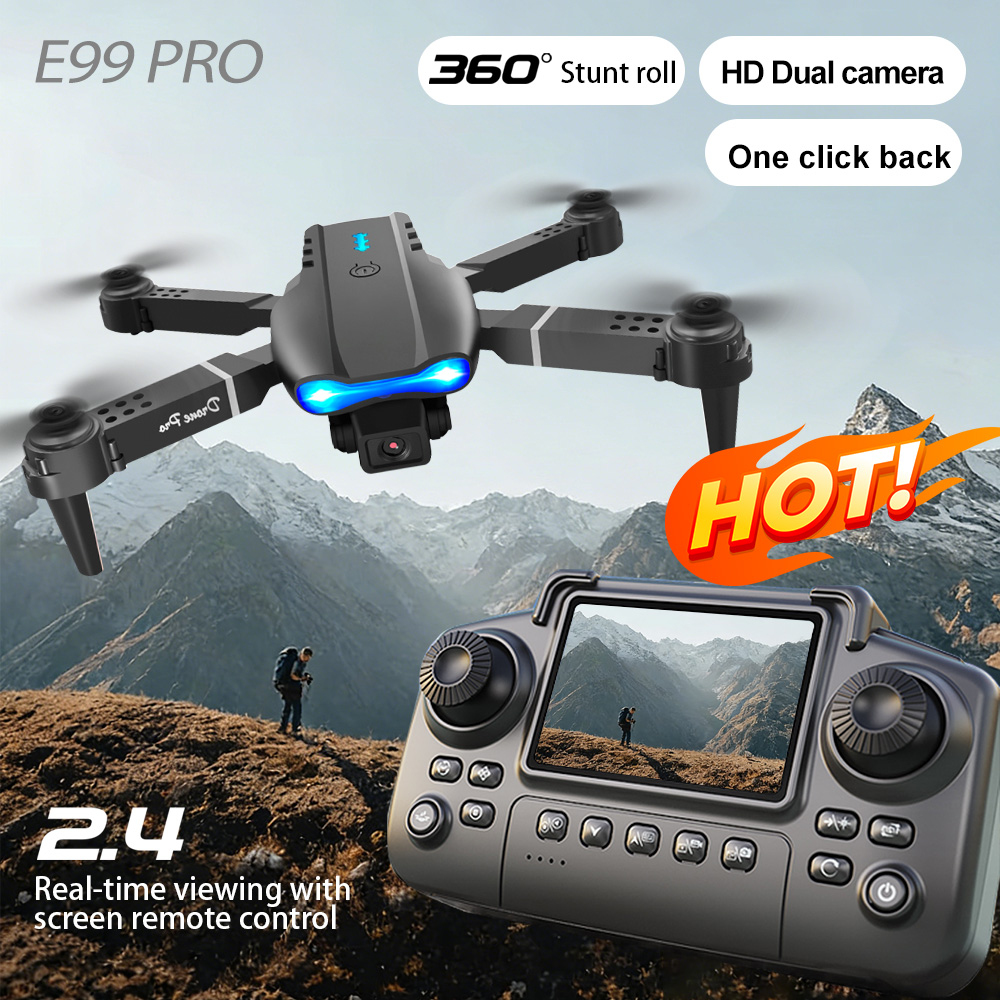 Photography Angles - Drone Aereo con Doppia Lente, Commutazione,