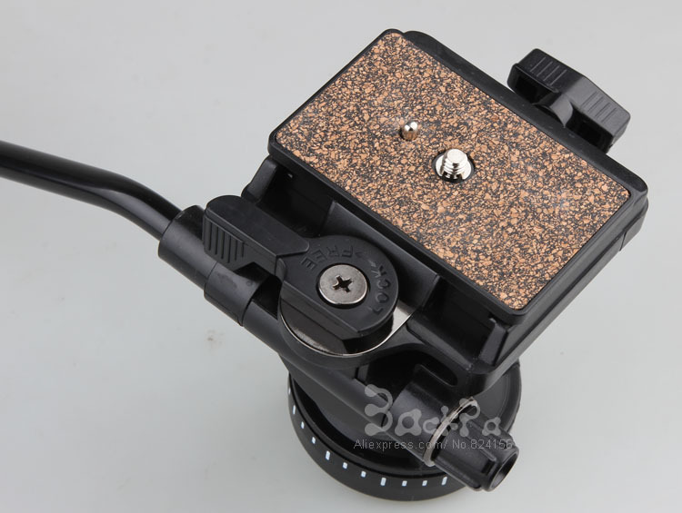 Camera Tripod Carbon - Testa Idraulica Professionale per Treppiede Fotografico