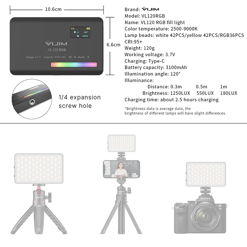 Nuova Luce RGB Tascabile 2026  - Photography Lighting recensione e prezzo