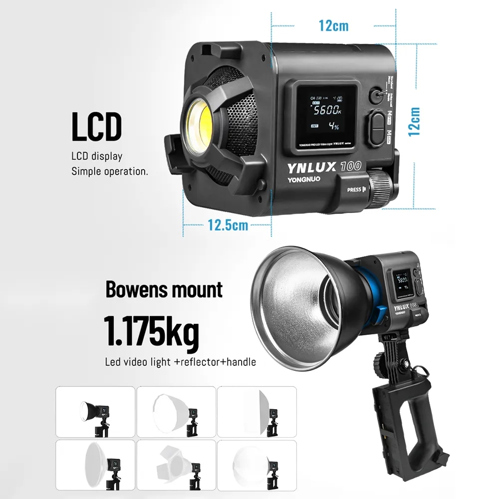 YONGNUO YNLUX100 100W 3200K-56 - Photography Lighting recensione e prezzo
