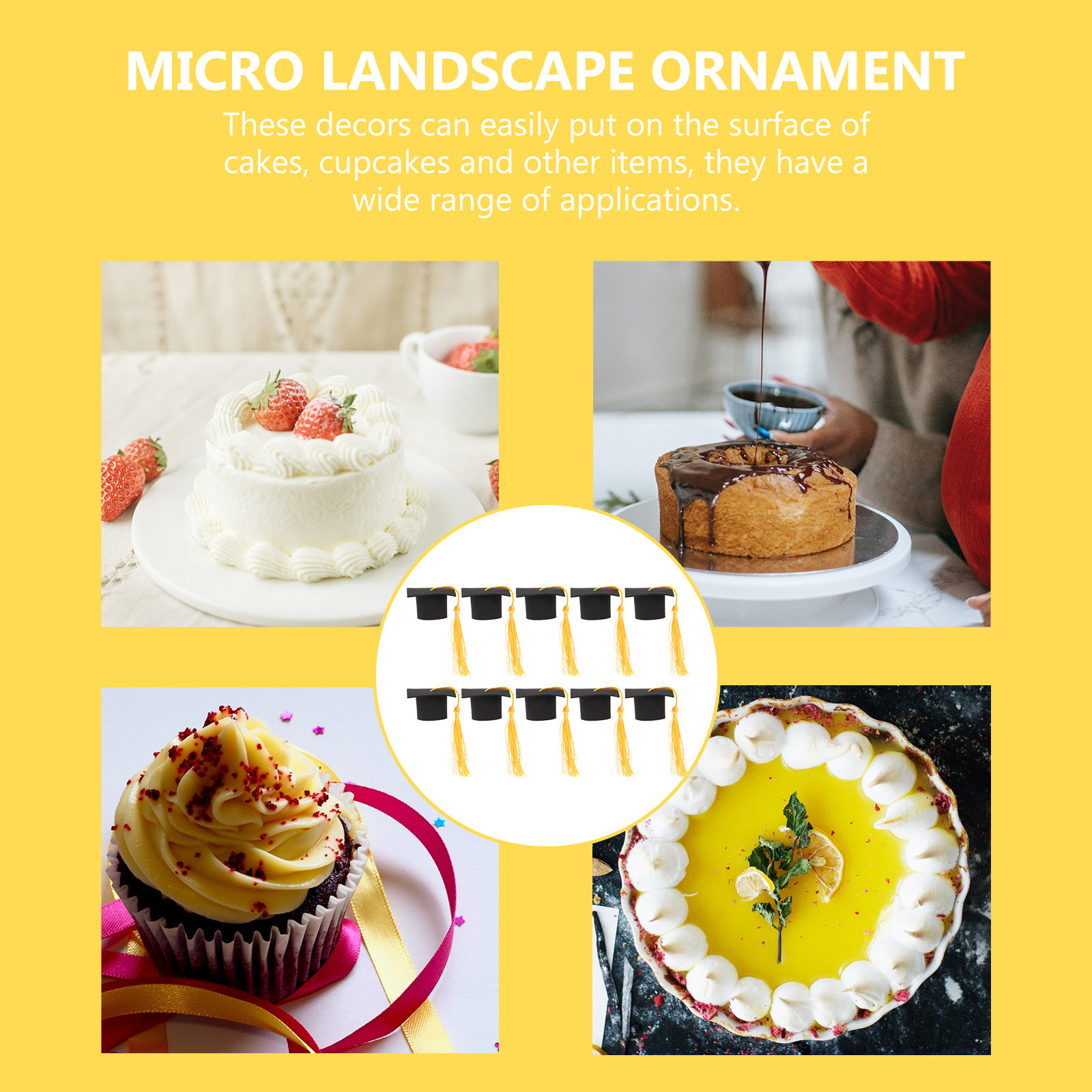 10 Pezzi Decorazioni per Torte - Photography Day recensione e prezzo