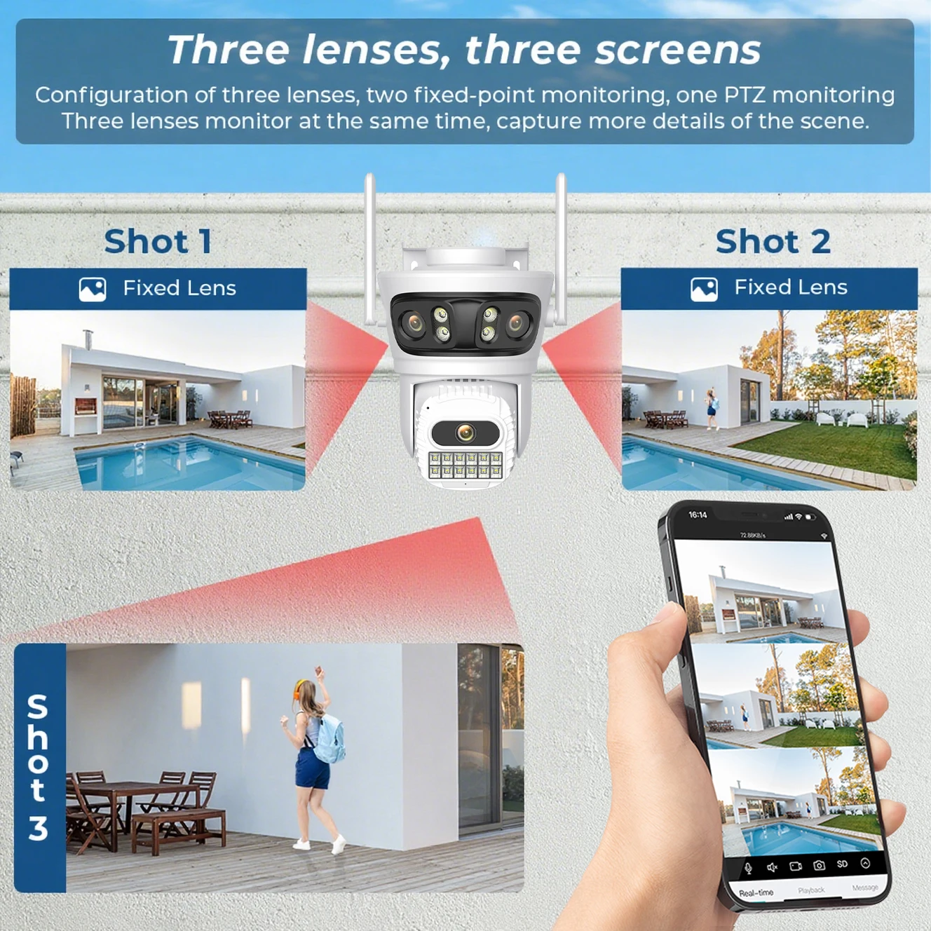 Telecamera Wifi esterna 12MP 6 - Photography Angles recensione e prezzo
