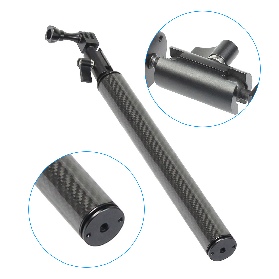 Asta per selfie in fibra di ca - Camera Tripod Carbon recensione e prezzo