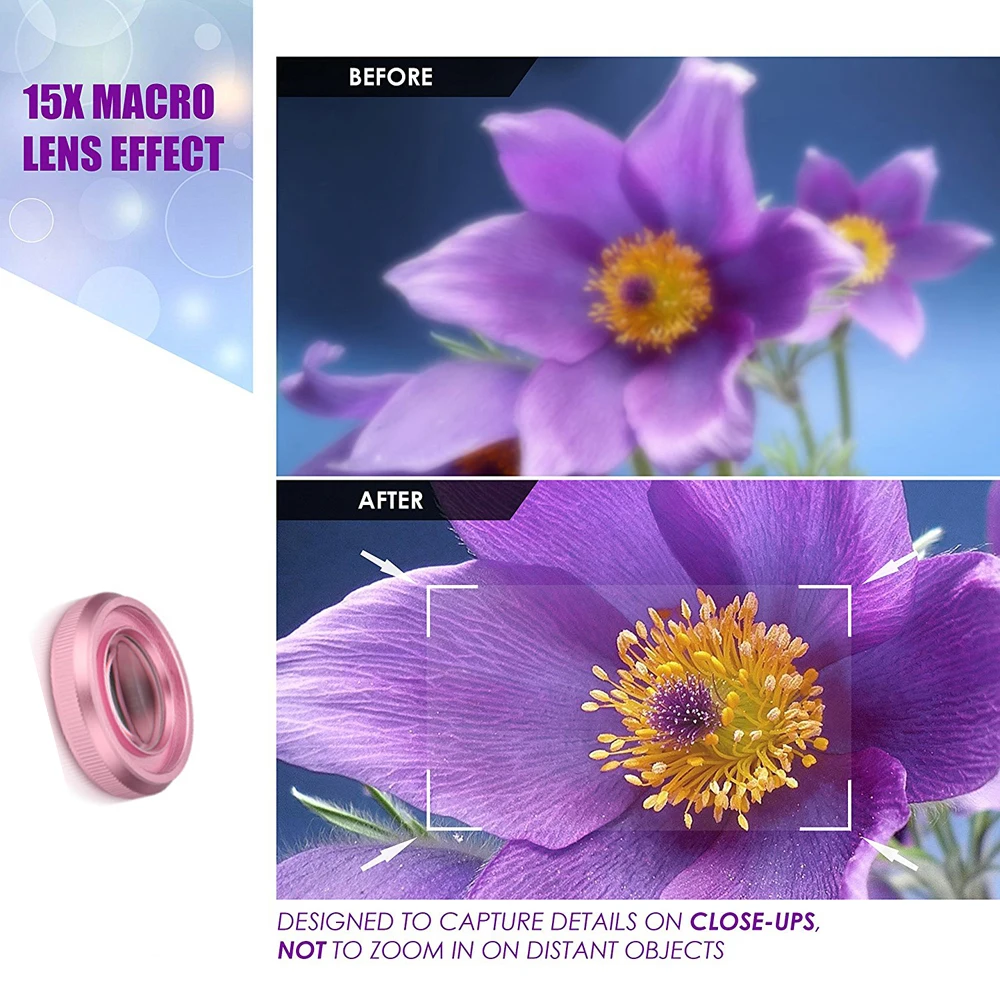 Obiettivo macro 15X 4K HD Foto - Photography Angles recensione e prezzo