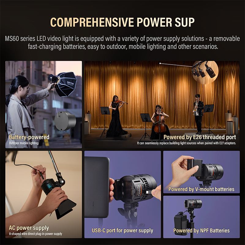 Godox RS60Bi RS60R 60W LED Mon - Photography Lighting recensione e prezzo