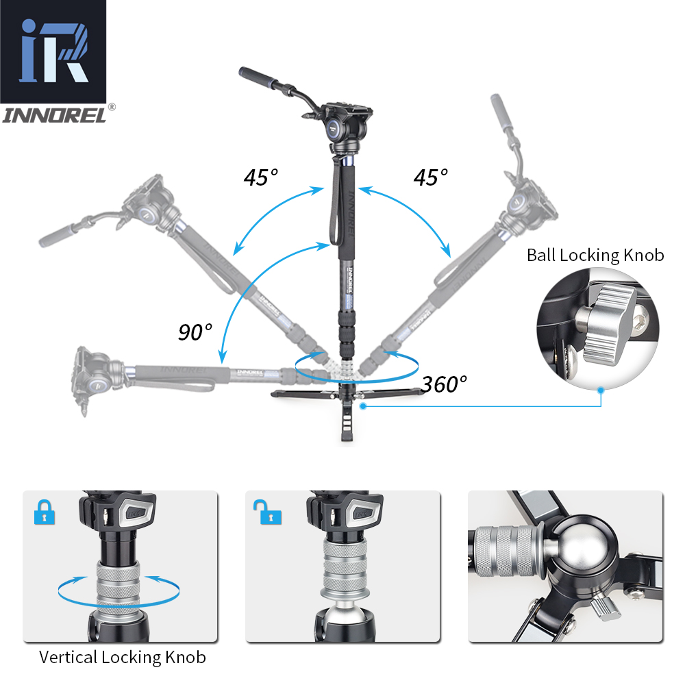 INNOREL VM75CK 10 Strati In Fi - Camera Tripod Carbon recensione e prezzo